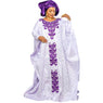 African Abaya Dress for Women – Embroidered Elegance Plus Size Church & Party Wear - Free Delivery Worldwide only at Flexi Africa