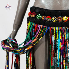 Buy Trendy African Women’s Handmade Multi-Rope Jewelry Set – Matching Tribal Shawl for only $55.99 at Flexi Africa!