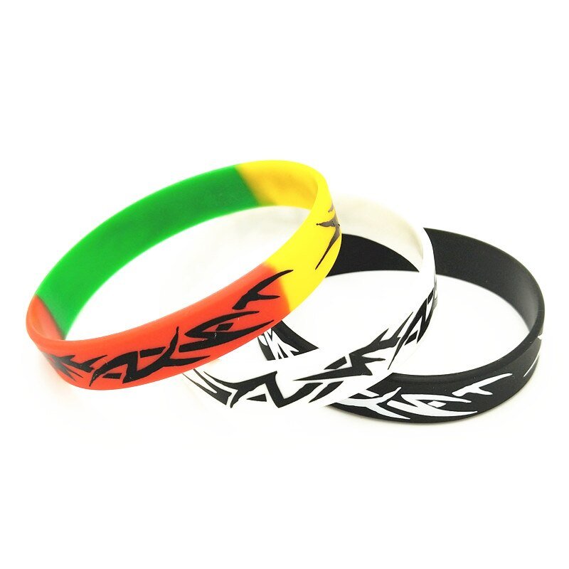 3PCS Fashion Ghana 20cm Silicone Bracelet & Bangles - Free Delivery Worldwide only at Flexi Africa