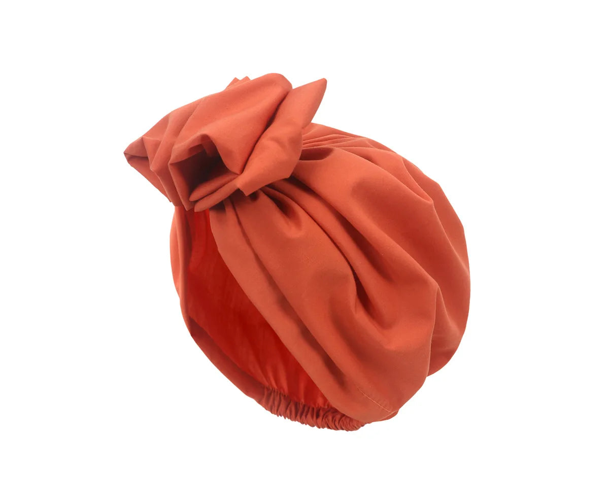Fashion African-style headgear, women's headdresses, Muslim-style soft Hijab, monochromatic colored mirror hats in Muslim style