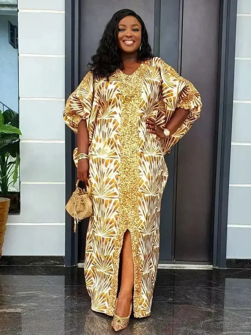 Buy Abayas For Women African Fashion Dress Evening Party Dresses Boubou Robe Djellaba Femme for only $20.63 at Flexi Africa!