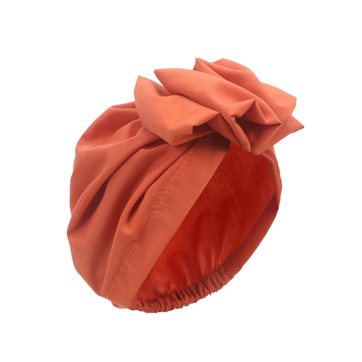 Fashion African-style headgear, women's headdresses, Muslim-style soft Hijab, monochromatic colored mirror hats in Muslim style