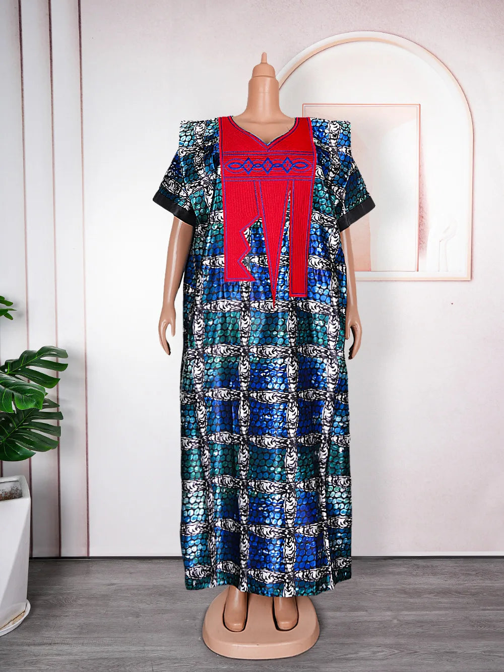 Buy African Dresses For Women Fashion Dashiki Outfits Evening Gown Dubai Kaftan Abaya Robe for only $78.03 at Flexi Africa!