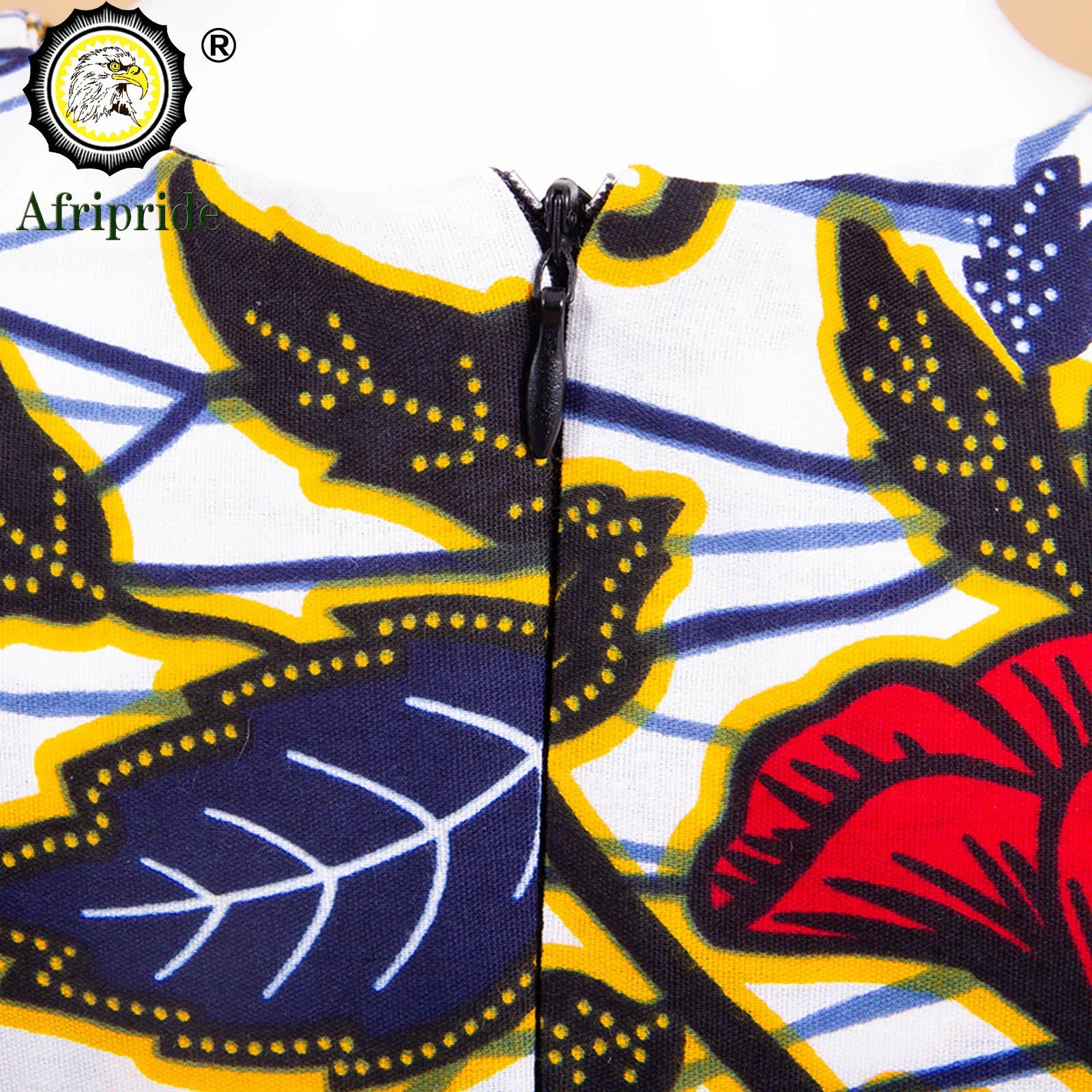 Kids African Print Princess Dress – Sleeveless Ankara Casual Mini Dress for Girls