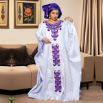 African Abaya Dress for Women – Embroidered Elegance Plus Size Church & Party Wear - Free Delivery only at Flexi Africa