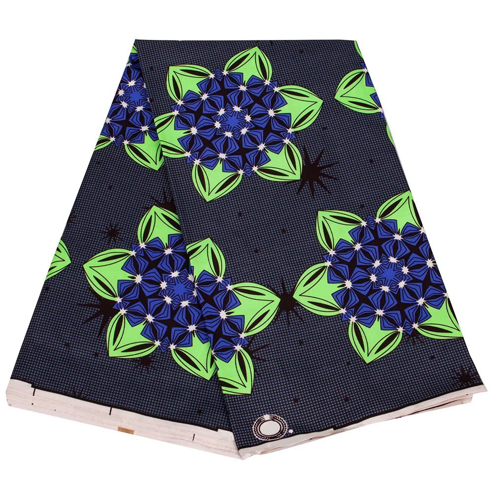 African Ankara Prints Wax Fabric Patchwork Retro Style Warp Sewing Woman Dress Craft DIY Africa Material 100% Polyester By Yard - Free Delivery Worldwide only at Flexi Africa
