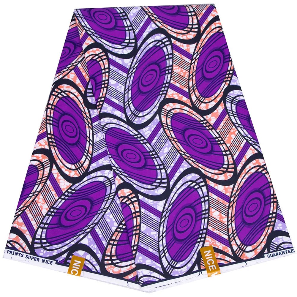 African Ankara Prints Wax Fabric Patchwork Retro Style Warp Sewing Woman Dress Craft DIY Africa Material 100% Polyester By Yard - Free Delivery Worldwide only at Flexi Africa