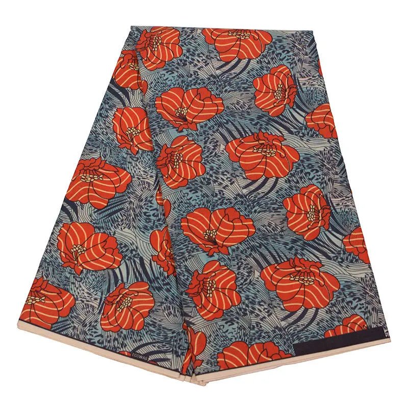 African Ankara Prints Wax Fabric Patchwork Retro Style Warp Sewing Woman Dress Craft DIY Africa Material 100% Polyester By Yard - Free Delivery Worldwide only at Flexi Africa