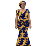 Buy Elegant African Dress – Women’s Printed V-Neck Office, Party & Evening Occasion Dress for only $73.76 at Flexi Africa!