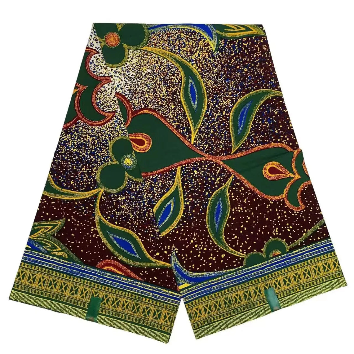 African Fabrics Wax 100% Cotton Wax Prints Good Quality Wax Loincloth For Women Dress 6 Yards - Free Delivery Worldwide only at Flexi Africa