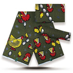 African Fabrics Wax 100% Cotton Wax Prints Good Quality Wax Loincloth For Women Dress 6 Yards