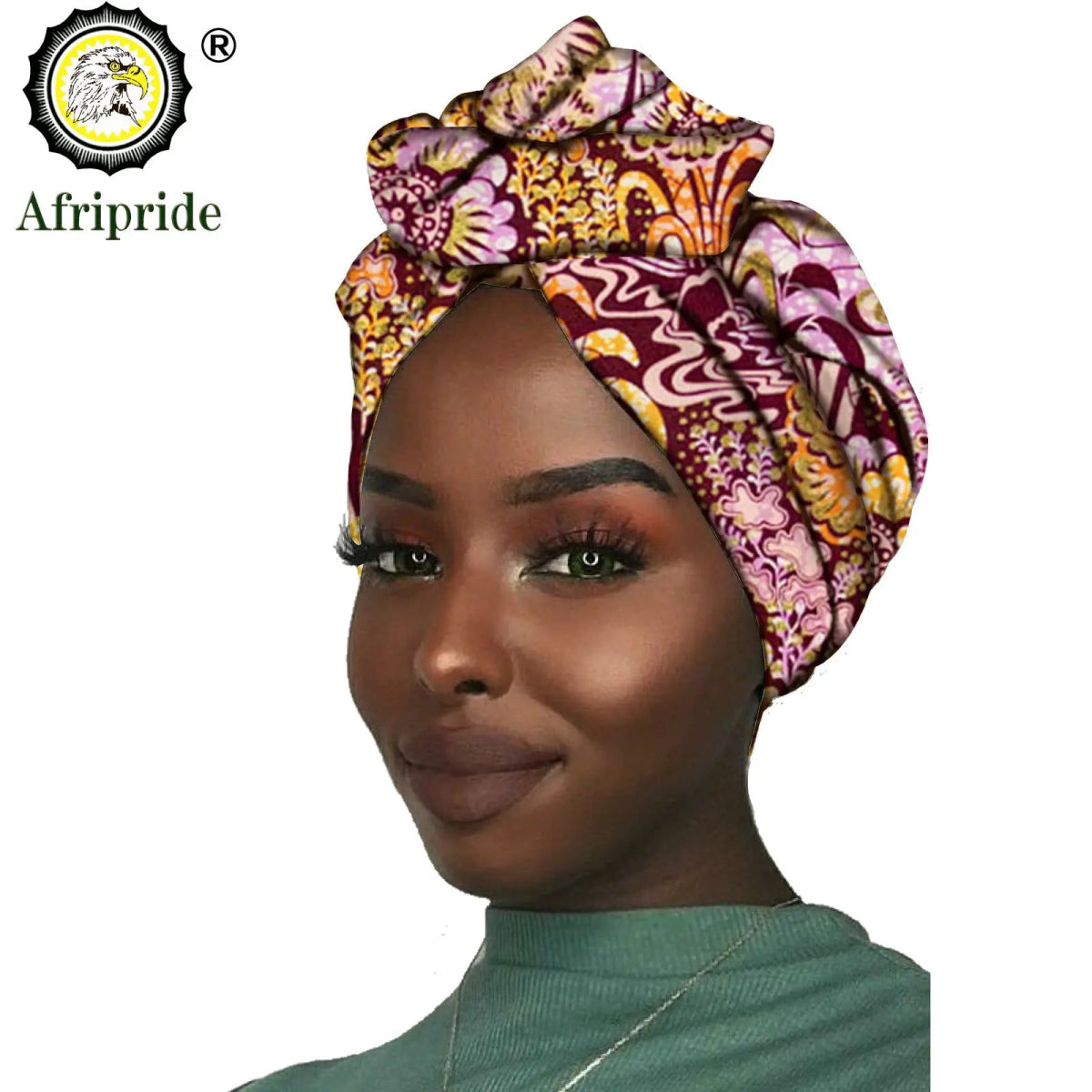 Women's African Headwrap – Traditional Cotton Wax Print Headtie & Scarf - Free Delivery Worldwide only at Flexi Africa