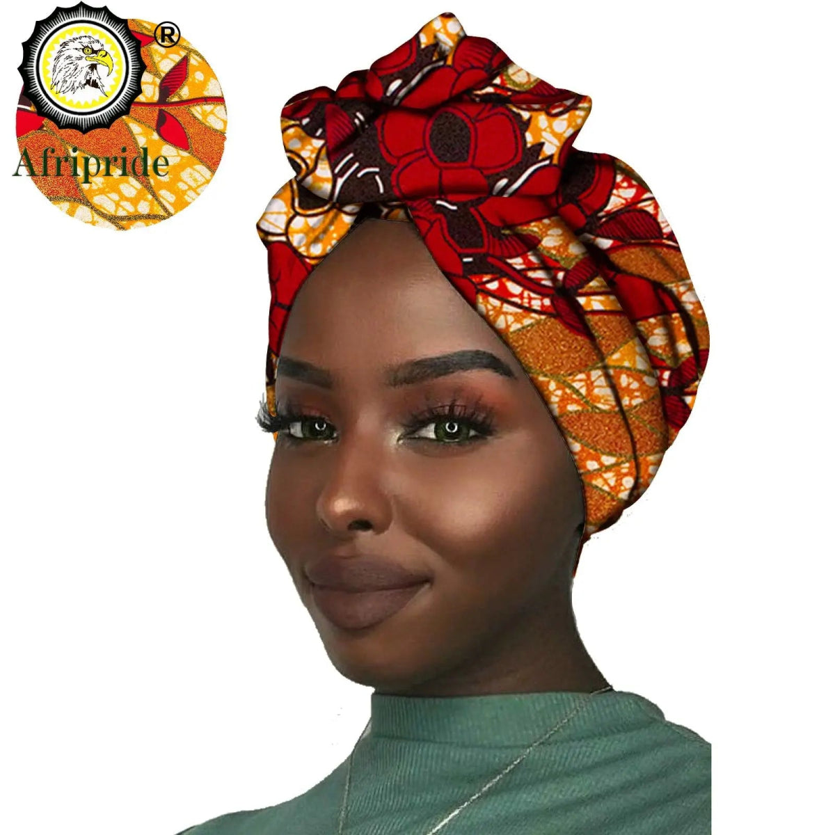 Women's African Headwrap – Traditional Cotton Wax Print Headtie & Scarf - Free Delivery Worldwide only at Flexi Africa