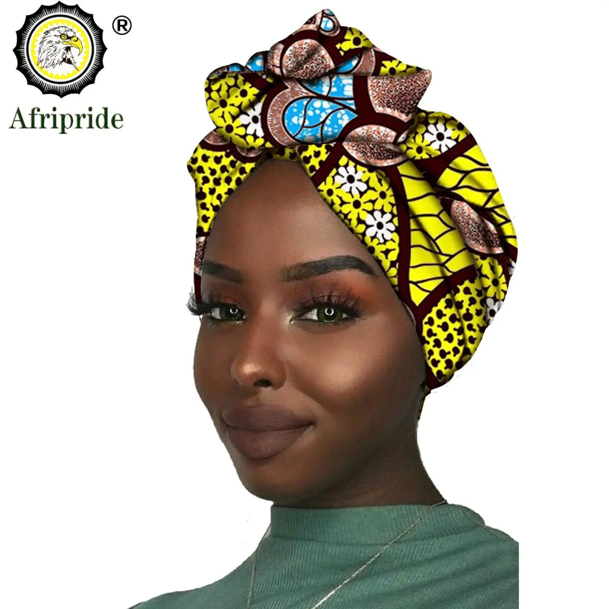 Women's African Headwrap – Traditional Cotton Wax Print Headtie & Scarf - Free Delivery Worldwide only at Flexi Africa