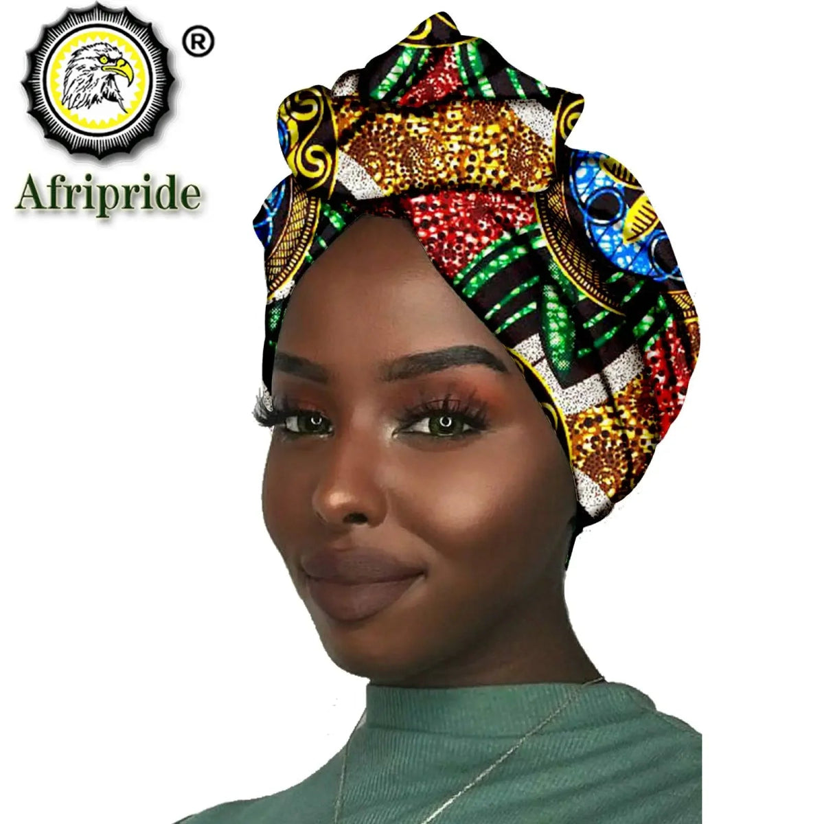 Women's African Headwrap – Traditional Cotton Wax Print Headtie & Scarf - Free Delivery Worldwide only at Flexi Africa