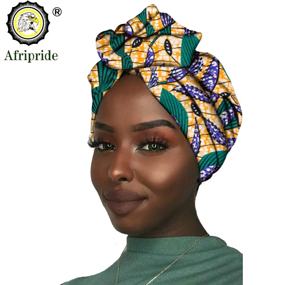 Women's African Headwrap – Traditional Cotton Wax Print Headtie & Scarf - Free Delivery Worldwide only at Flexi Africa