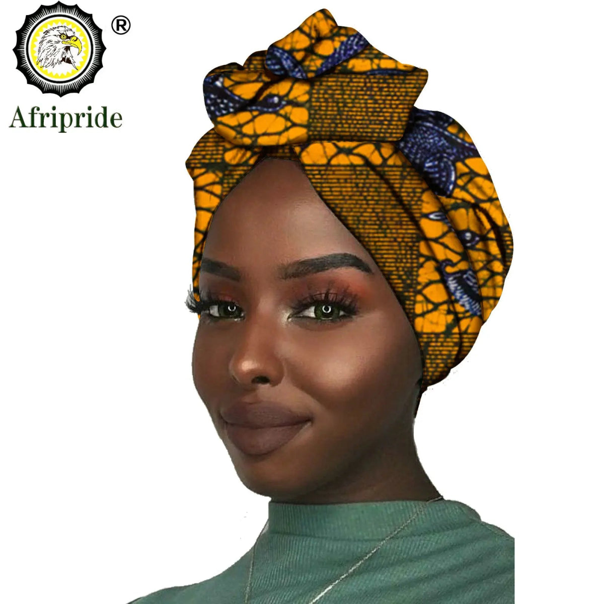 Women's African Headwrap – Traditional Cotton Wax Print Headtie & Scarf - Free Delivery Worldwide only at Flexi Africa
