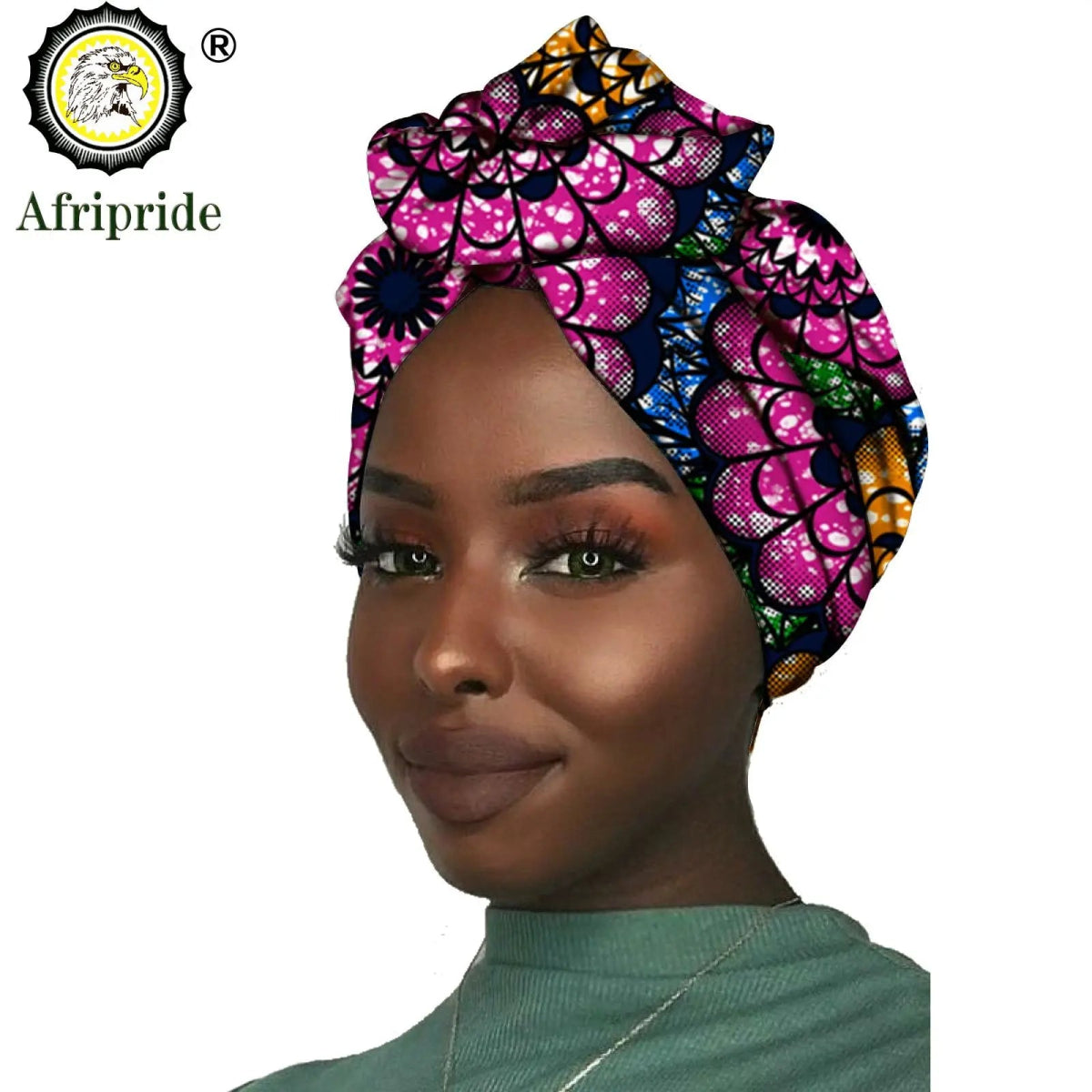 Women's African Headwrap – Traditional Cotton Wax Print Headtie & Scarf - Free Delivery Worldwide only at Flexi Africa