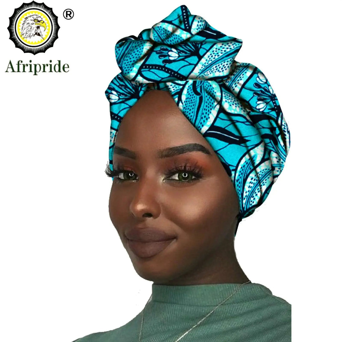 Women's African Headwrap – Traditional Cotton Wax Print Headtie & Scarf - Free Delivery Worldwide only at Flexi Africa