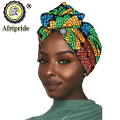 Women's African Headwrap – Traditional Cotton Wax Print Headtie & Scarf - Free Delivery Worldwide only at Flexi Africa