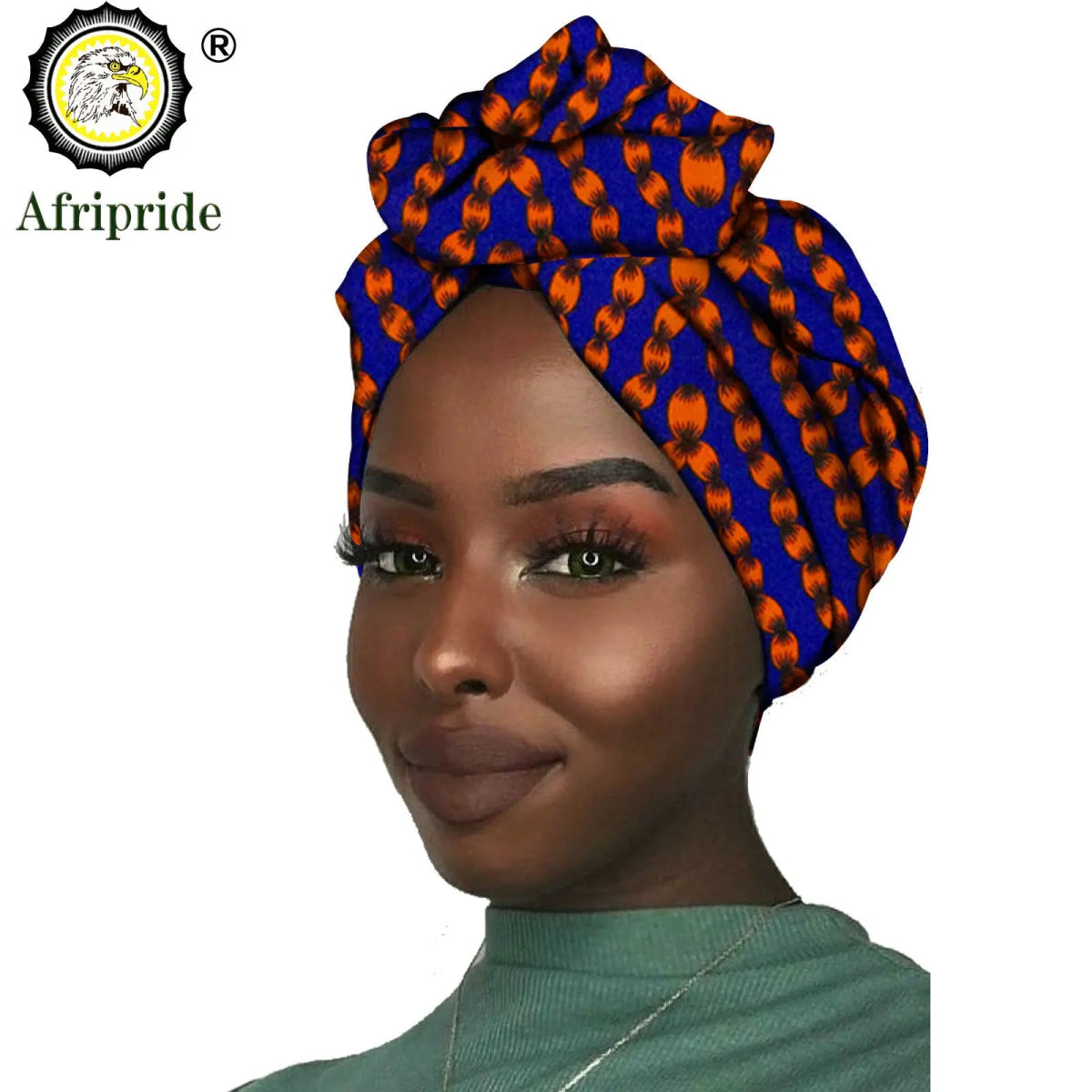 Women's African Headwrap – Traditional Cotton Wax Print Headtie & Scarf - Free Delivery Worldwide only at Flexi Africa