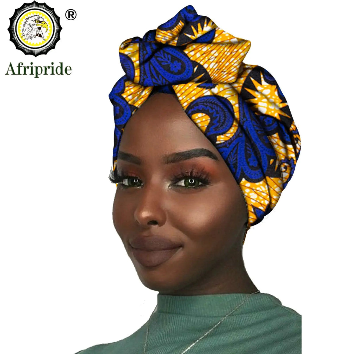Women's African Headwrap – Traditional Cotton Wax Print Headtie & Scarf - Free Delivery Worldwide only at Flexi Africa