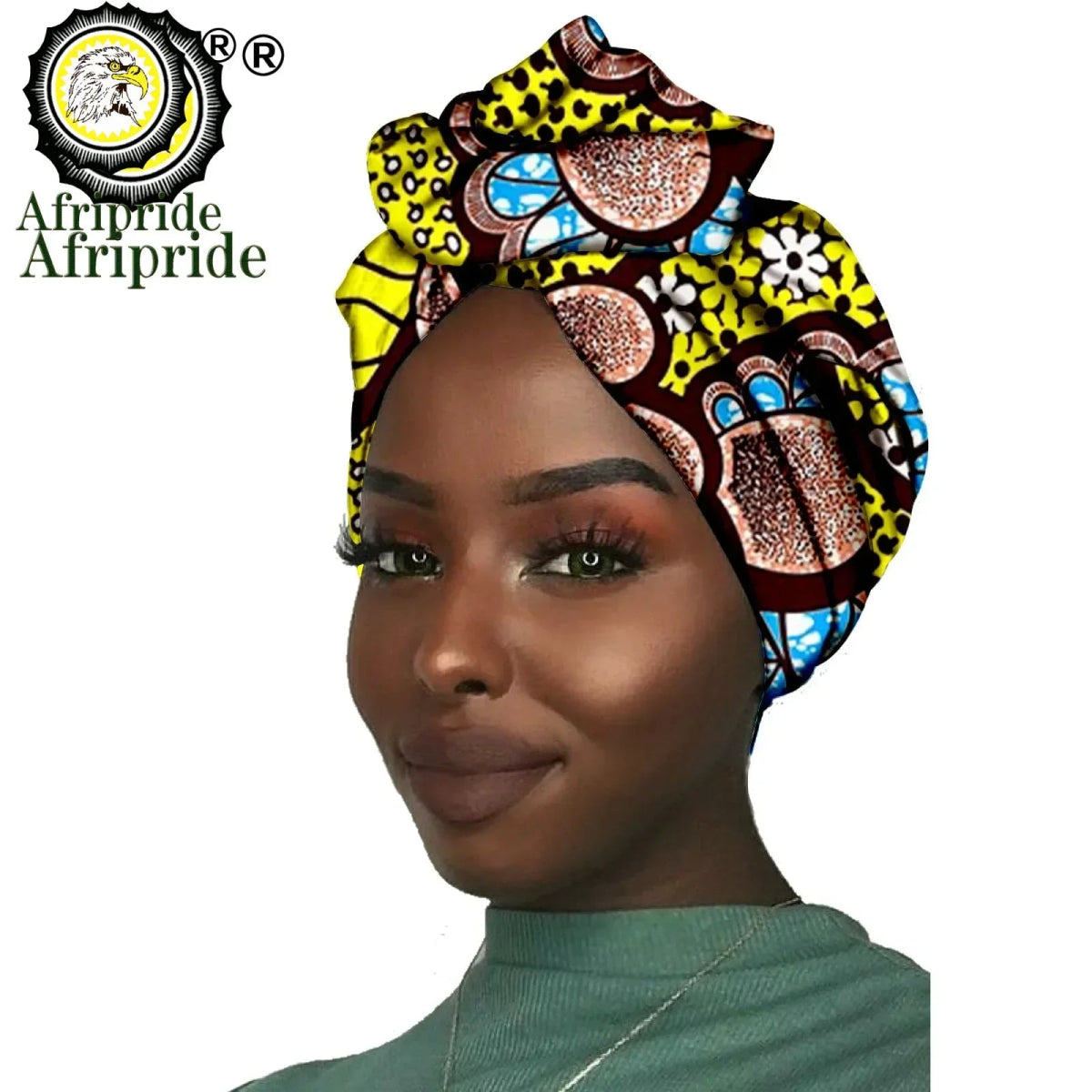 Women's African Headwrap – Traditional Cotton Wax Print Headtie & Scarf - Free Delivery Worldwide only at Flexi Africa