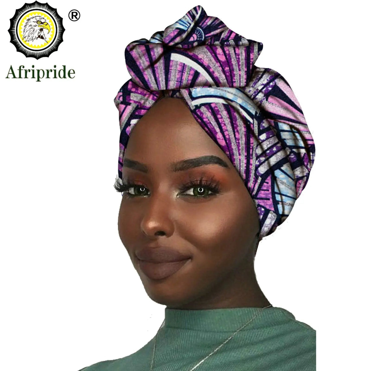 Women's African Headwrap – Traditional Cotton Wax Print Headtie & Scarf - Free Delivery Worldwide only at Flexi Africa