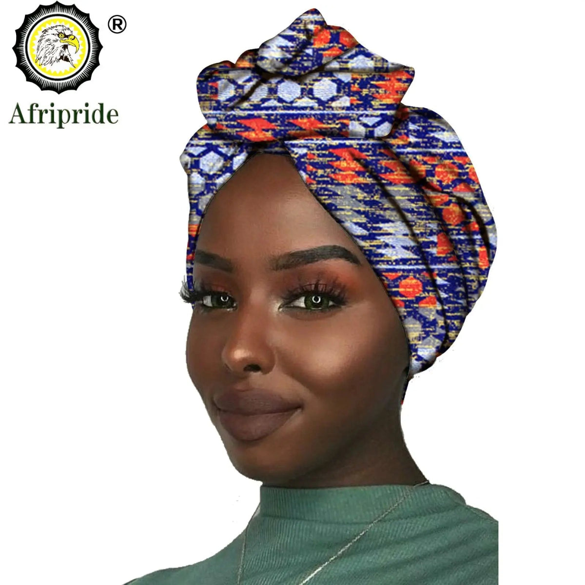 Women's African Headwrap – Traditional Cotton Wax Print Headtie & Scarf - Free Delivery Worldwide only at Flexi Africa