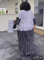 African Plus Size Evening Gowns for Women | V - Neck Half Sleeve Wedding & Party Dresses - Free Delivery Worldwide only at Flexi Africa