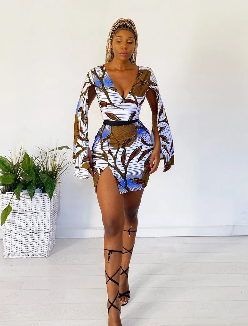 African Print Bello Top and Skirt Set - Free Delivery Worldwide only at Flexi Africa