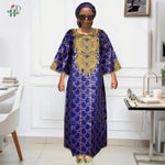 African Traditional Dress for Women – Kanga Dashiki Bazin Robe, Elegant Evening & Party Wear - Free Delivery Worldwide only at Flexi Africa