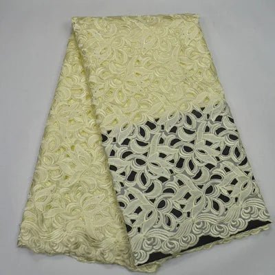 African Voile Lace Fabric – Cotton Lace for Wedding & Party Dresses - Free Delivery Worldwide only at Flexi Africa