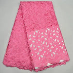 African Voile Lace Fabric – Cotton Lace for Wedding & Party Dresses - Free Delivery Worldwide only at Flexi Africa