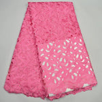 African Voile Lace Fabric – Cotton Lace for Wedding & Party Dresses - Free Delivery Worldwide only at Flexi Africa