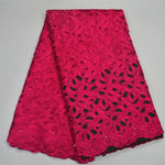 African Voile Lace Fabric – Cotton Lace for Wedding & Party Dresses - Free Delivery Worldwide only at Flexi Africa