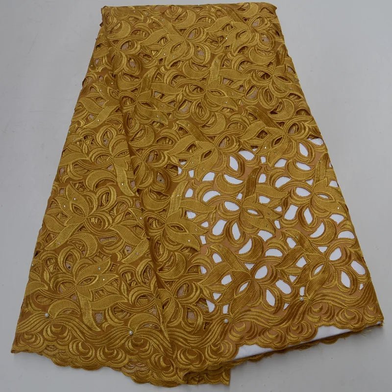 African Voile Lace Fabric – Cotton Lace for Wedding & Party Dresses - Free Delivery Worldwide only at Flexi Africa