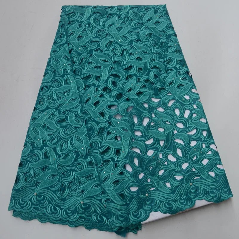 African Voile Lace Fabric – Cotton Lace for Wedding & Party Dresses - Free Delivery Worldwide only at Flexi Africa
