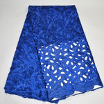 African Voile Lace Fabric – Cotton Lace for Wedding & Party Dresses - Free Delivery Worldwide only at Flexi Africa