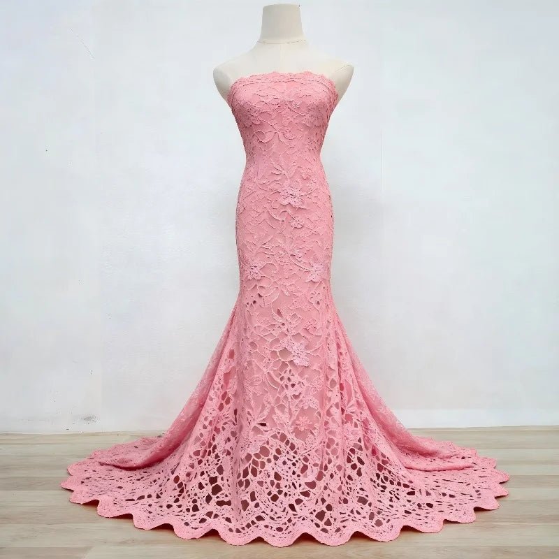 African Voile Lace Fabric – Cotton Lace for Wedding & Party Dresses - Free Delivery Worldwide only at Flexi Africa