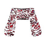 African Women’s 2 - Piece Dress Set – Dashiki Print Off - Shoulder Long Sleeve Top & Split Skirt Outfit - Free Delivery Worldwide only at Flexi Africa