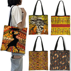 African Women's Style Handbag: Traditional Printed Top-Handle and Shoulder Tote Bags for Females - Flexi Africa - Flexi Africa offers Free Delivery Worldwide - Vibrant African traditional clothing showcasing bold prints and intricate designs