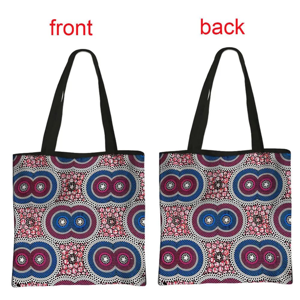 African Women's Style Handbag: Traditional Printed Top-Handle and Shoulder Tote Bags for Females - Flexi Africa - Flexi Africa offers Free Delivery Worldwide - Vibrant African traditional clothing showcasing bold prints and intricate designs