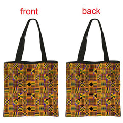 African Women's Style Handbag: Traditional Printed Top-Handle and Shoulder Tote Bags for Females - Flexi Africa - Flexi Africa offers Free Delivery Worldwide - Vibrant African traditional clothing showcasing bold prints and intricate designs