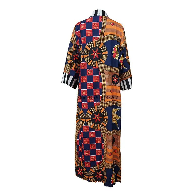 Polyester African Dashiki Style Coat for Women - Fashionable Dress Clothes - Free Delivery Worldwide only at Flexi Africa