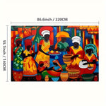 Classic African Print Tablecloth – Waterproof Polyester for Dining, Camping & Event Styling - Free Delivery Worldwide only at Flexi Africa