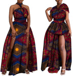 Convertible African Boho Maxi Dress – Multiway Wrap Bandage Style Party & Bridesmaid Gown - Free Delivery Worldwide only at Flexi Africa