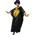 Elegant African Abaya Dress for Women – Embroidered Plus Size Church & Party Maxi Attire - Free Delivery Worldwide only at Flexi Africa