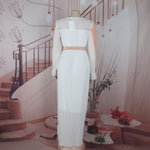 Elegant African Evening Gown for Women – Luxury Rhinestone Party Dress - Free Delivery Worldwide only at Flexi Africa