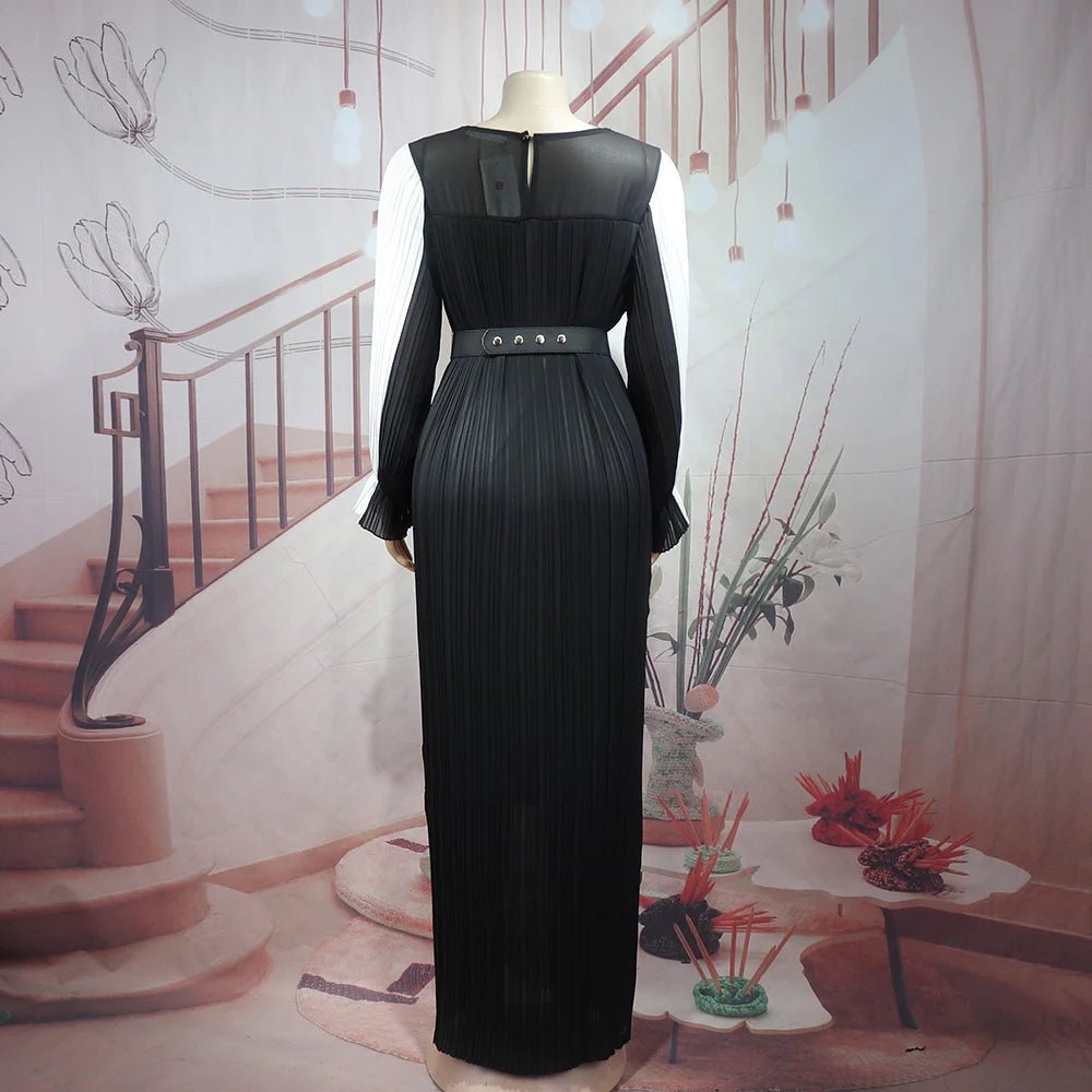 Elegant African Evening Gown for Women – Luxury Rhinestone Party Dress - Free Delivery Worldwide only at Flexi Africa